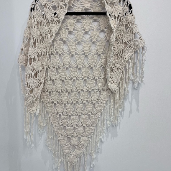 HANDMADE beige crochet swim cover boho - Picture 2 of 7